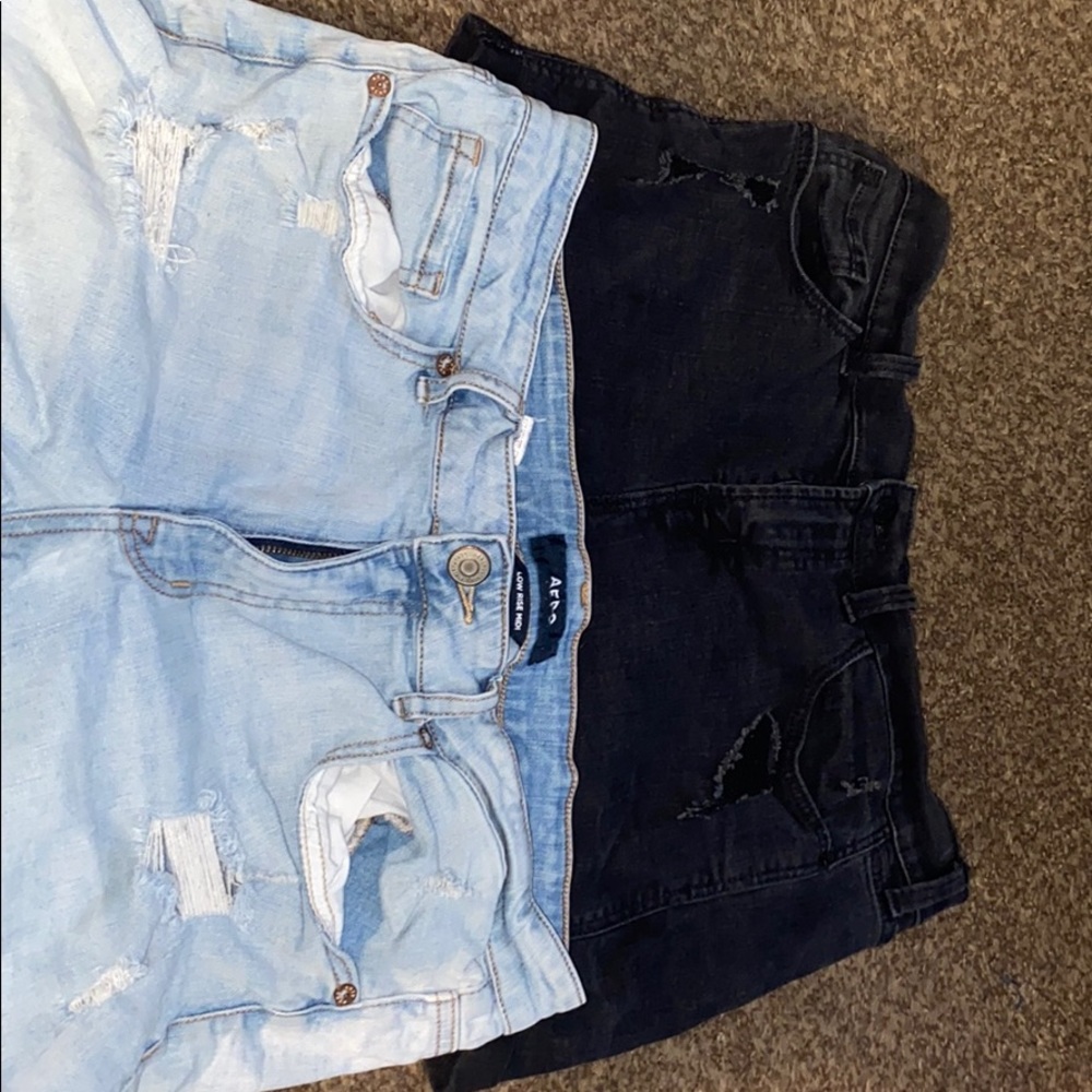 1.black Old Navy Jeans 2.blue washed jeans